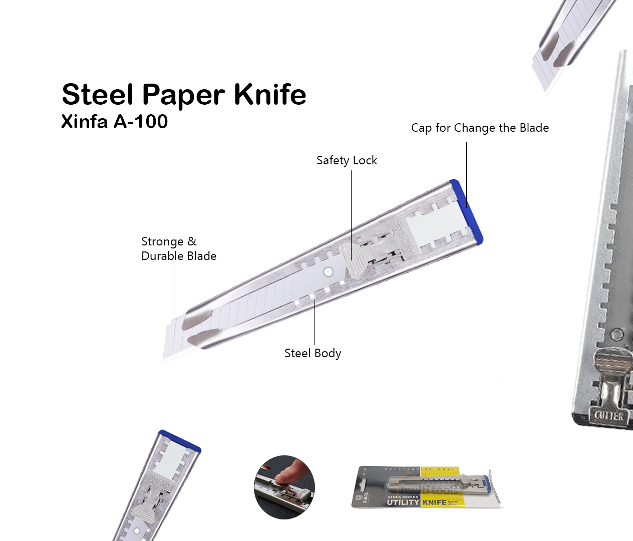 Steel Paper Knife Xinfa A-100